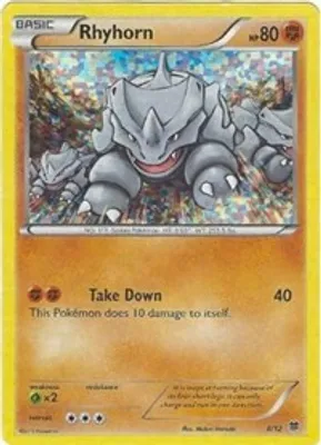 Rhyhorn - 8/12 from McDonald's Promos 2015