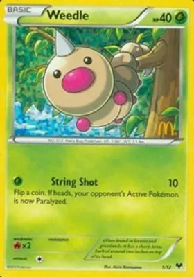 Weedle - 1/12 from McDonald's Promos 2014