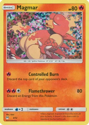 Magmar - 3/12 from McDonald's Promos 2019