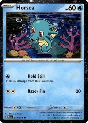 Horsea - 010/064 (Cosmos Holo) from Miscellaneous Cards & Products