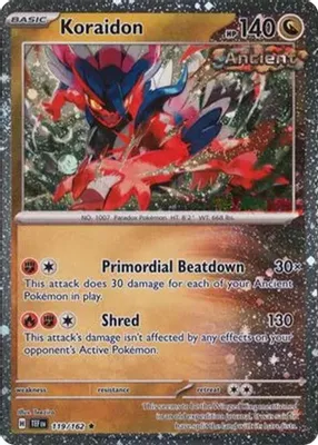 Koraidon - 119/162 (Cosmos Holo) from Miscellaneous Cards & Products