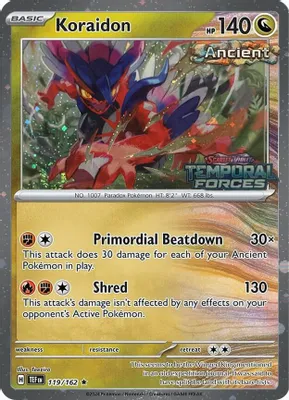 Koraidon - 119/162 (European Promo) from Miscellaneous Cards & Products