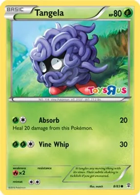 Tangela - 8/83 (Toys R Us Promo) from Miscellaneous Cards & Products
