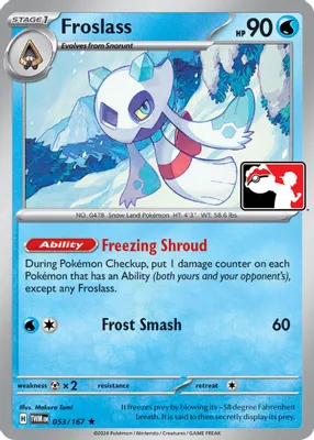 Froslass - 053/167 from Prize Pack Series Cards