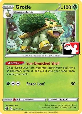 Grotle - 007/172 from Prize Pack Series Cards