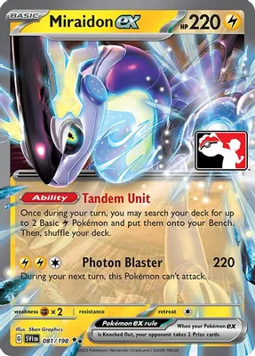 Miraidon ex - 081/198 from Prize Pack Series Cards
