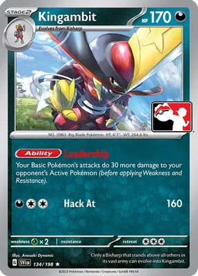 Kingambit - 134/198 from Prize Pack Series Cards