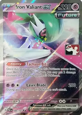 Iron Valiant ex - 089/182 from Prize Pack Series Cards