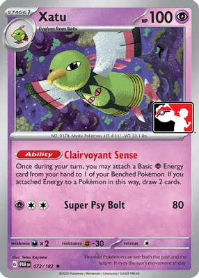 Xatu - 072/182 from Prize Pack Series Cards