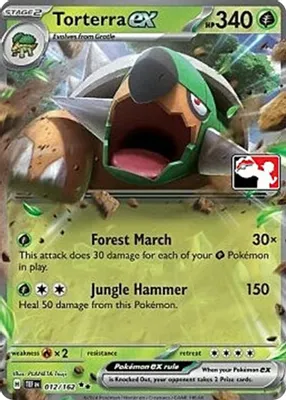 Torterra ex - 012/162 from Prize Pack Series Cards