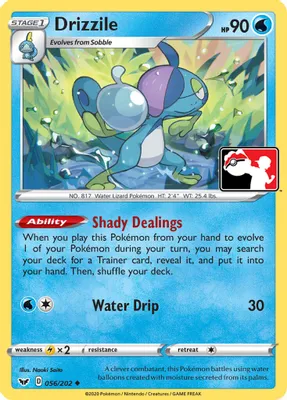 Drizzile - 056/202 from Prize Pack Series Cards