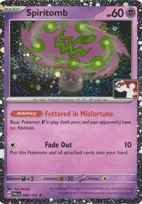 Spiritomb - 089/193 (Cosmos Holo) from Prize Pack Series Cards