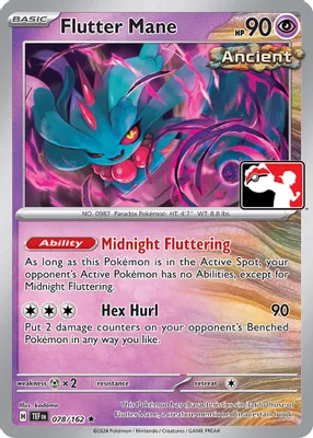 Flutter Mane - 078/162 from Prize Pack Series Cards