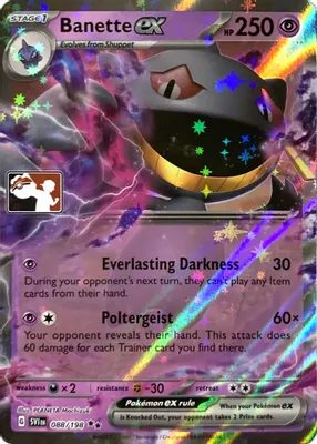 Banette ex - 088/198 from Prize Pack Series Cards