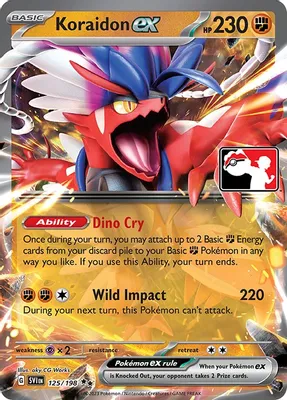 Koraidon ex - 125/198 from Prize Pack Series Cards