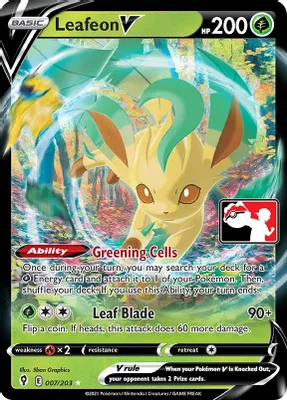 Leafeon V - 007/203 from Prize Pack Series Cards