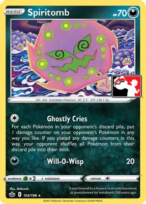 Spiritomb - 103/198 from Prize Pack Series Cards