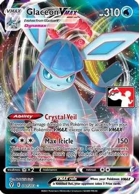 Glaceon VMAX - 041/203 from Prize Pack Series Cards