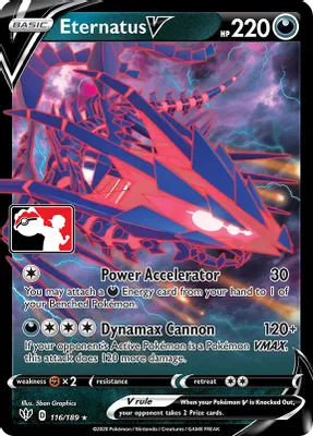 Eternatus V - 116/189 from Prize Pack Series Cards
