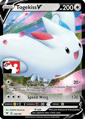 Togekiss V - 140/185 from Prize Pack Series Cards