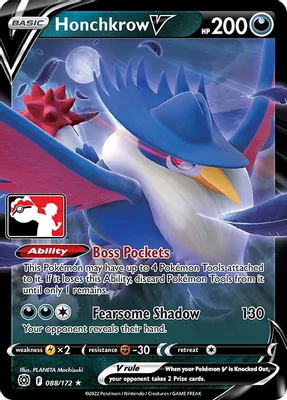 Honchkrow V - 088/172 from Prize Pack Series Cards