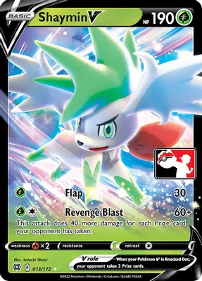 Shaymin V - 013/172 from Prize Pack Series Cards