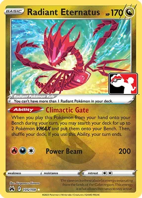 Radiant Eternatus - 105/159 from Prize Pack Series Cards