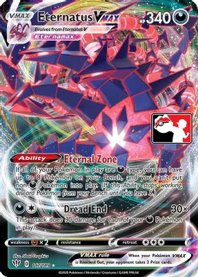 Eternatus VMAX - 117/189 from Prize Pack Series Cards