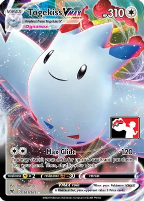 Togekiss VMAX - 141/185 from Prize Pack Series Cards