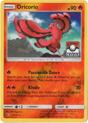 Oricorio - 14/145 (Pokemon League) from League & Championship Cards