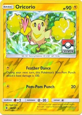 Oricorio - 46/145 (Pokemon League) from League & Championship Cards