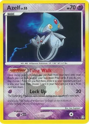 Azelf - 19/146 (League Promo) from League & Championship Cards