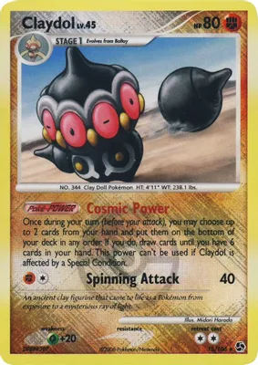 Claydol - 15/106 (League Promo) from League & Championship Cards