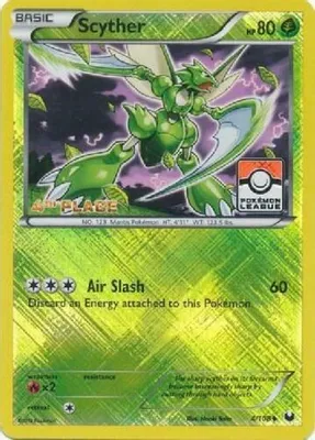 Scyther - 4/108 (Pokemon League) [4th Place] from League & Championship Cards