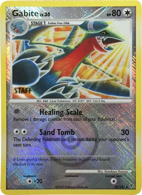 Gabite - 59/147 (Championship Promo) [Staff] from League & Championship Cards