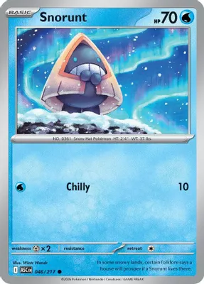 Snorunt - 046/217 from ME: Ascended Heroes