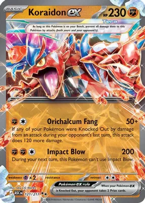 Koraidon ex from ME: Ascended Heroes