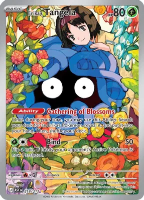 Erika's Tangela - 218/217 from ME: Ascended Heroes