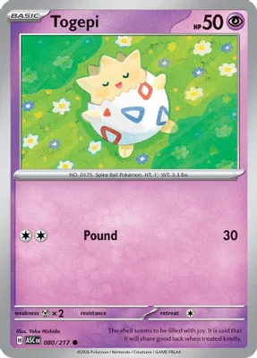 Togepi from ME: Ascended Heroes