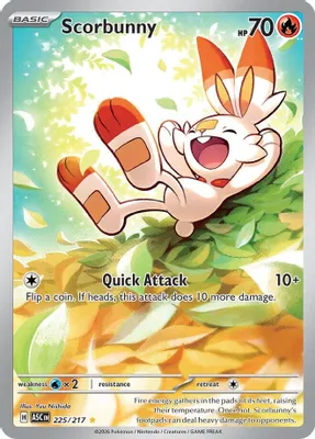 Scorbunny - 225/217 from ME: Ascended Heroes