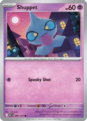 Shuppet from ME: Ascended Heroes