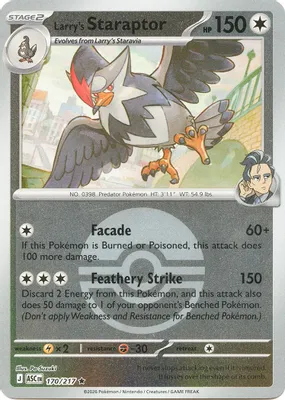 Larry's Staraptor - 170/217 (Poke Ball) from ME: Ascended Heroes