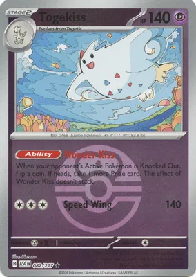 Togekiss - 082/217 (Love Ball) from ME: Ascended Heroes