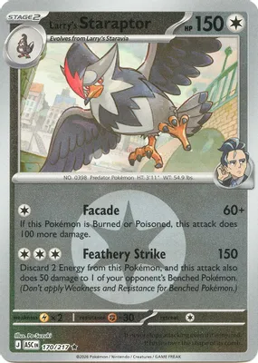 Larry's Staraptor - 170/217 (Energy Symbol Pattern) from ME: Ascended Heroes