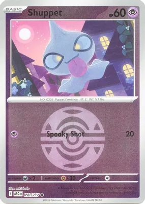 Shuppet (Dusk Ball) from ME: Ascended Heroes
